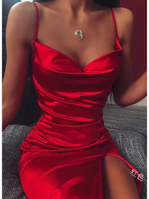 Mini Red Strapless Dress
