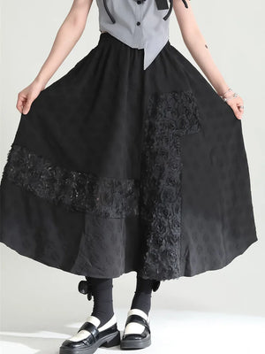 Black Dressy Maxi Skirt