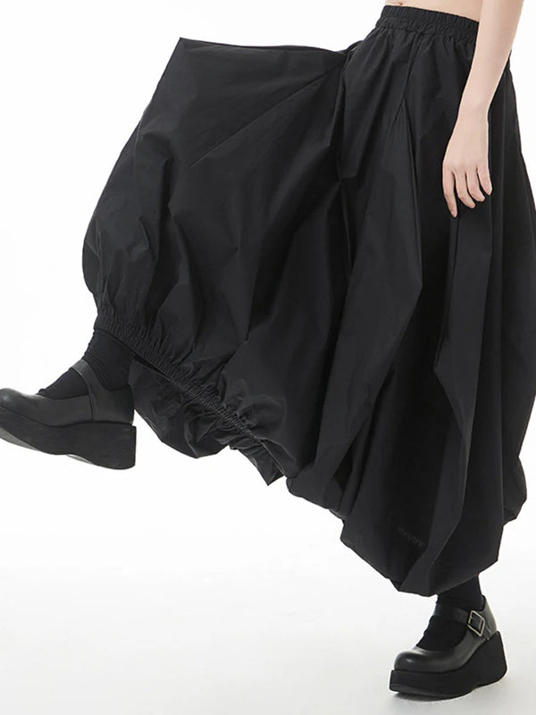 Black Maxi Skirt Flowy