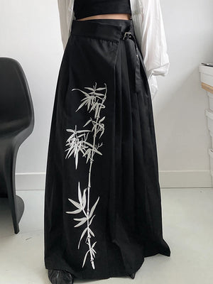Black Maxi Skirt XL