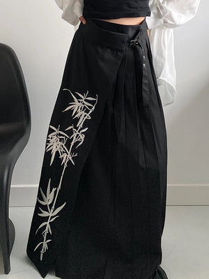 Black Maxi Skirt XL