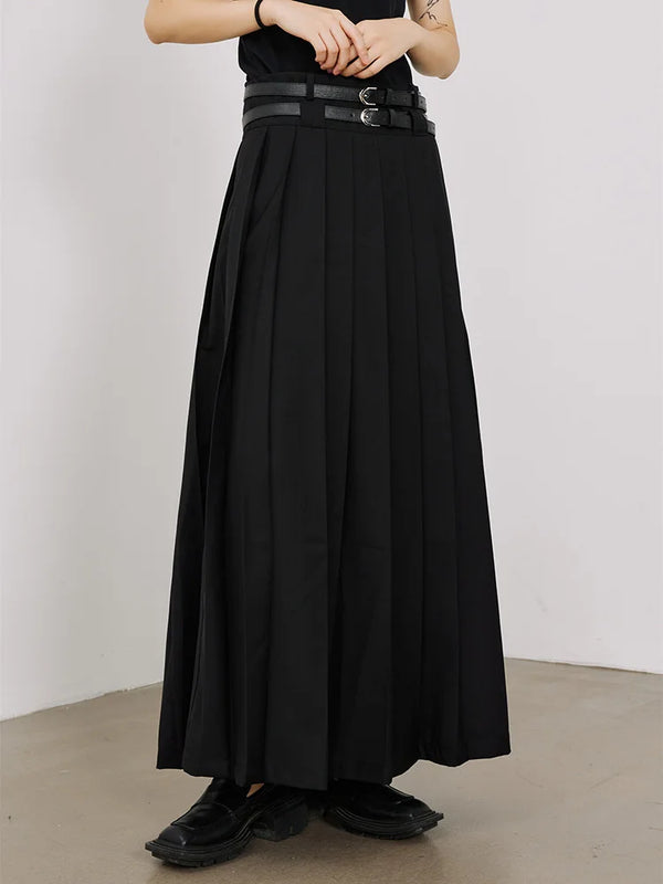 Black Maxi Slip Skirt
