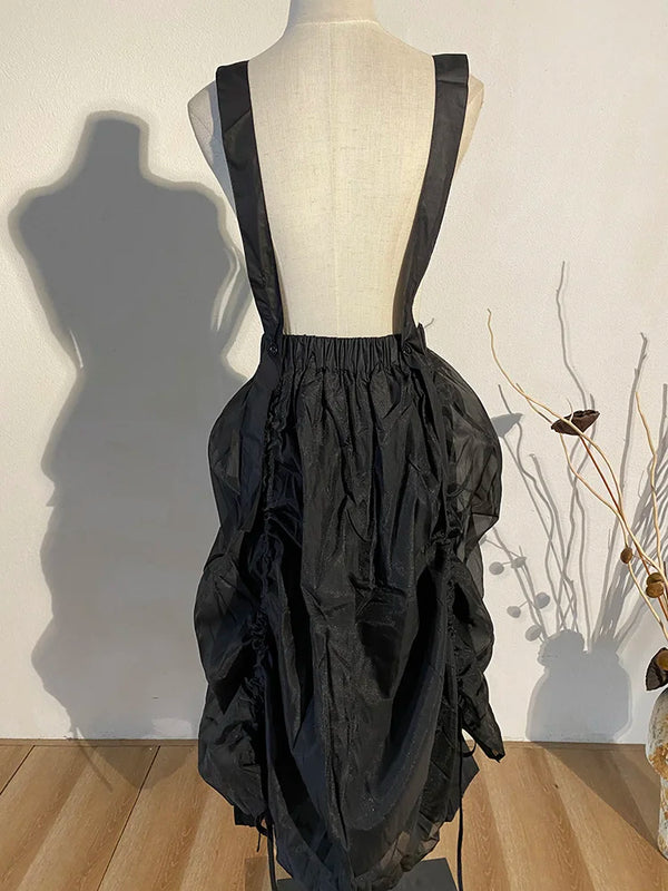 Black Maxi Split Skirt