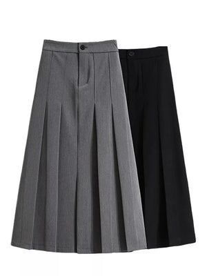 Black Midi Maxi Skirt