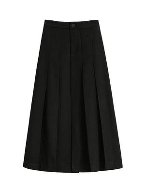 Black Midi Maxi Skirt