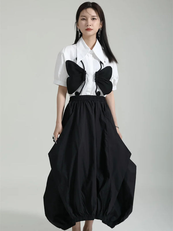 Formal Black Maxi Skirt
