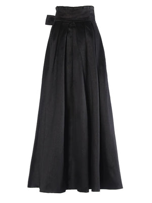 Long Black Maxi Skirt Plus Size