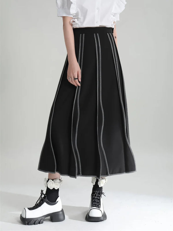 Topshop Black Maxi Skirt