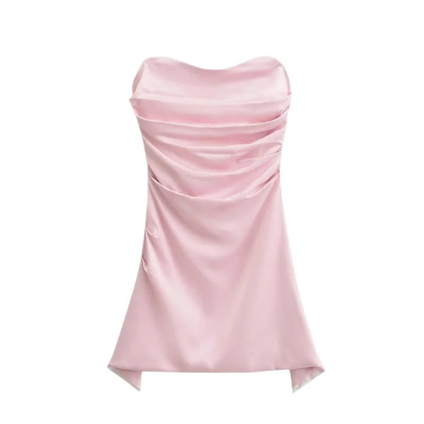 Pink Bodycon Mini Dress