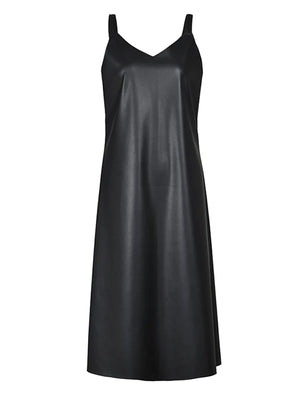 47190039953739Black Long Dress Simple