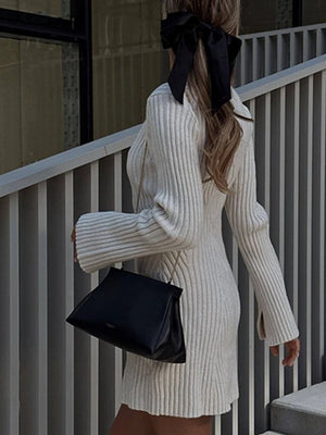 white-midi-dresses-with-sleeves
