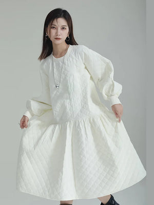 Basic White Midi Dress