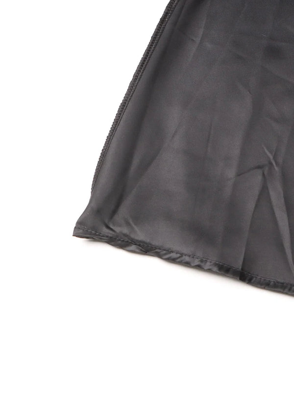 Black Casual Maxi Skirt