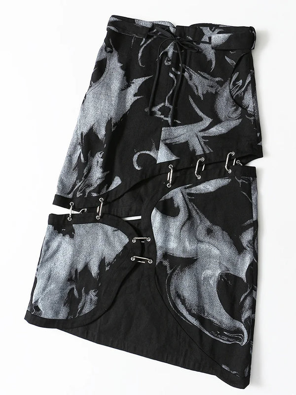 Black Denim Maxi Skirt Outfit