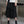 Black Double Slit Maxi Skirt