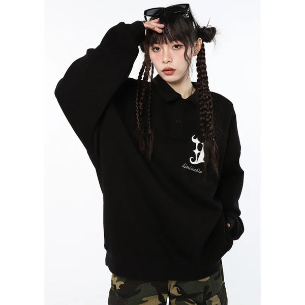 Black Fashion hoodie Y2K