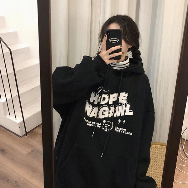 Black Fleece hoodie Cropped Y2K