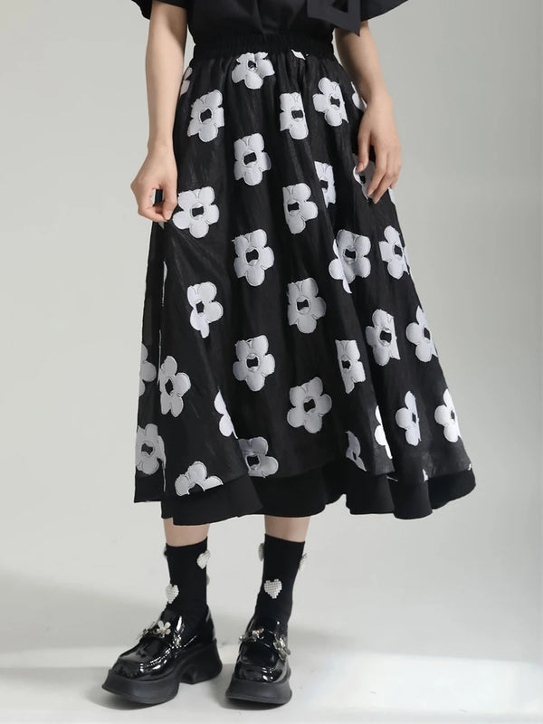 Black Long Maxi Skirt