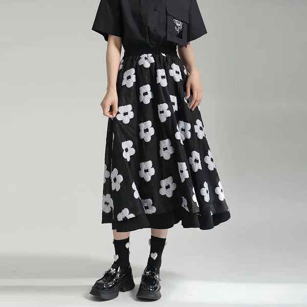 Black Long Maxi Skirt