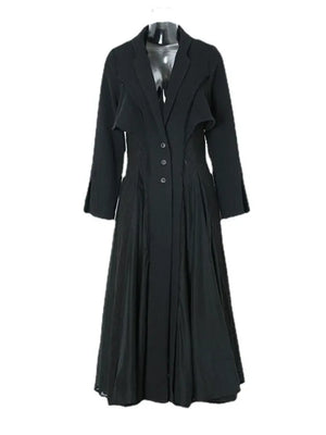 Black Long Sleeve Elegant Dress