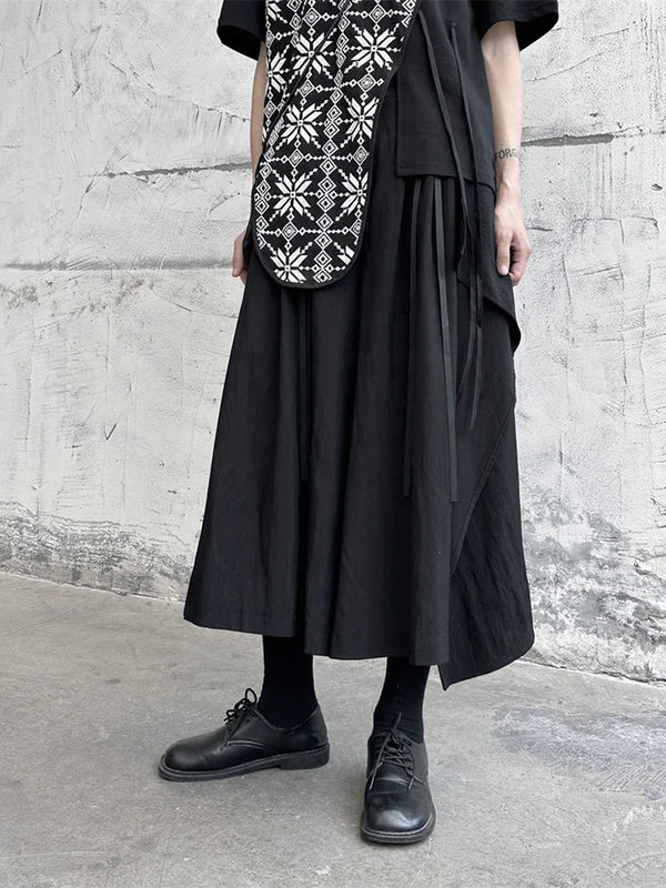 Black Maxi Cotton Skirt
