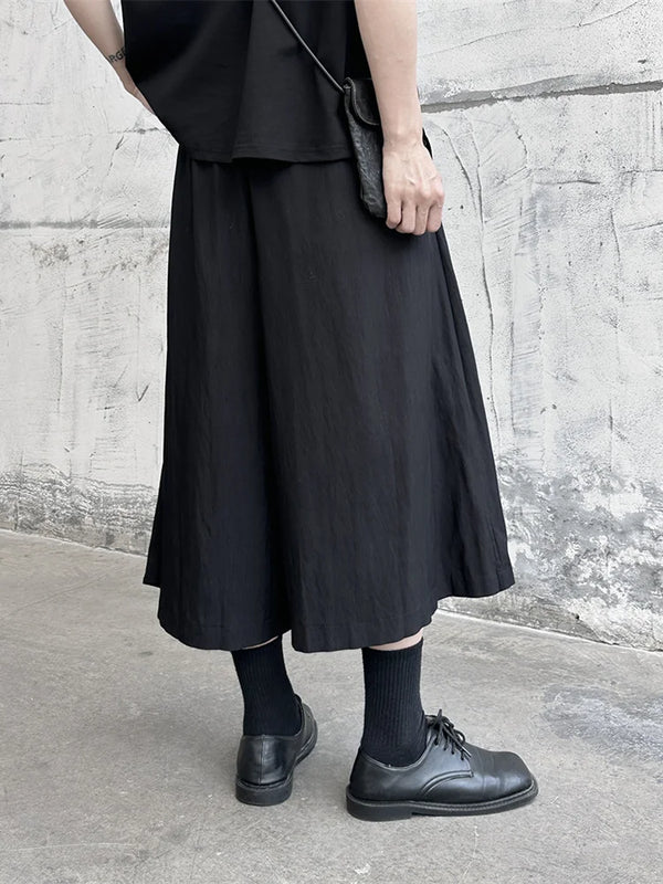 Black Maxi Cotton Skirt