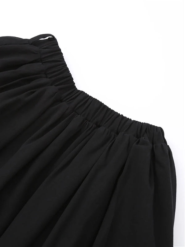 Black Maxi Long Skirt