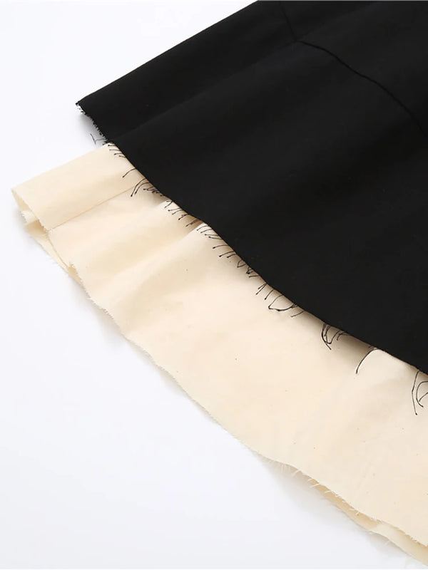 Black Maxi Long Skirt