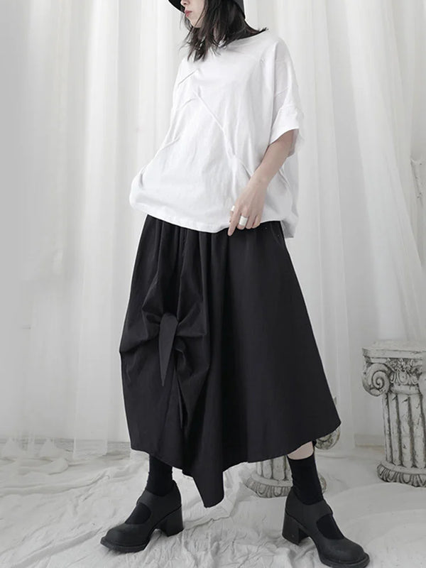 Black Maxi Skirt With Split