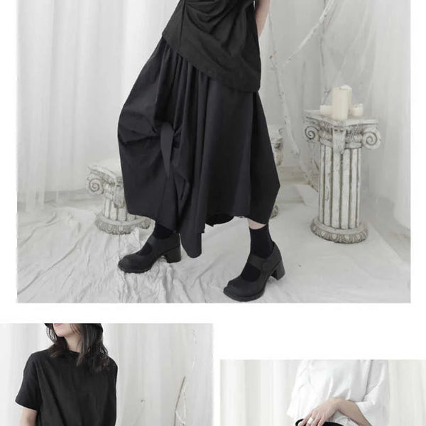 Black Maxi Skirt With Split