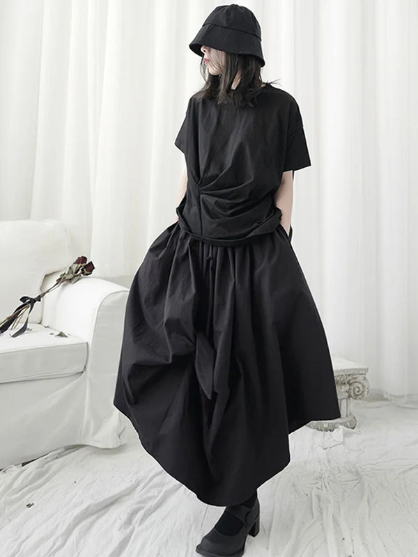 Black Maxi Skirt With Split