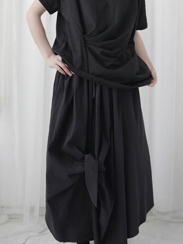 Black Maxi Skirt With Split