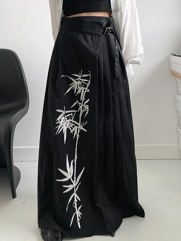 Black Maxi Skirt XL