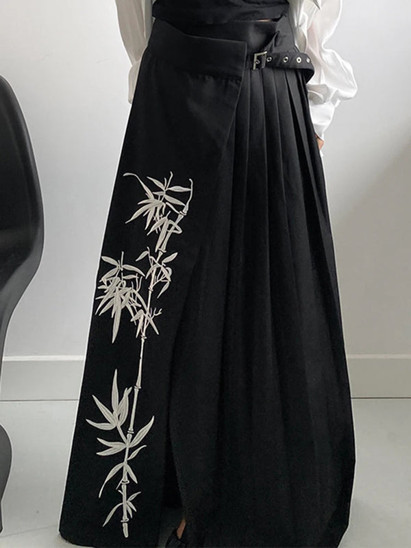 Black Maxi Skirt XL