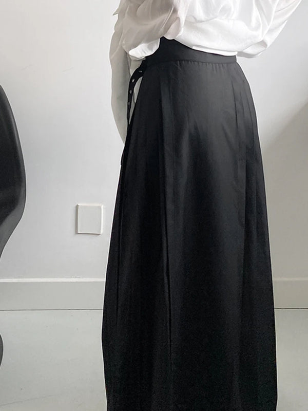 Black Maxi Skirt XL