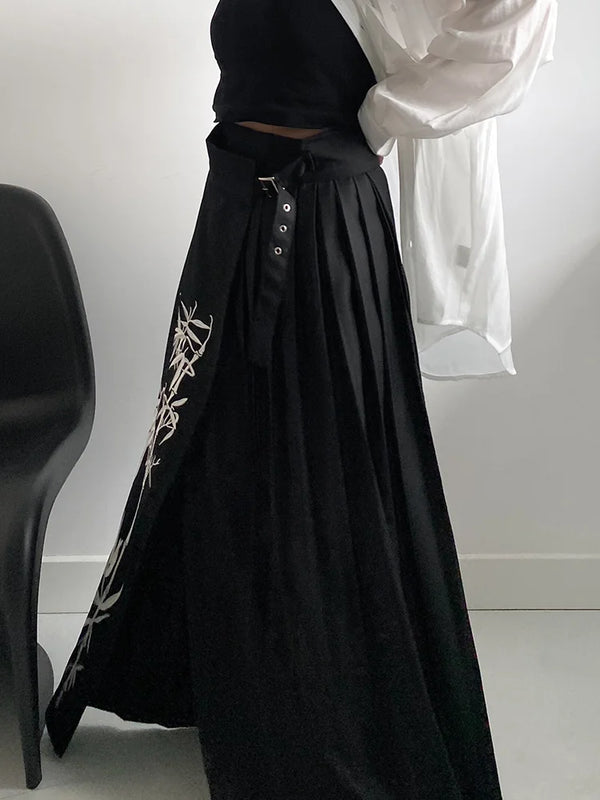 Black Maxi Skirt XL