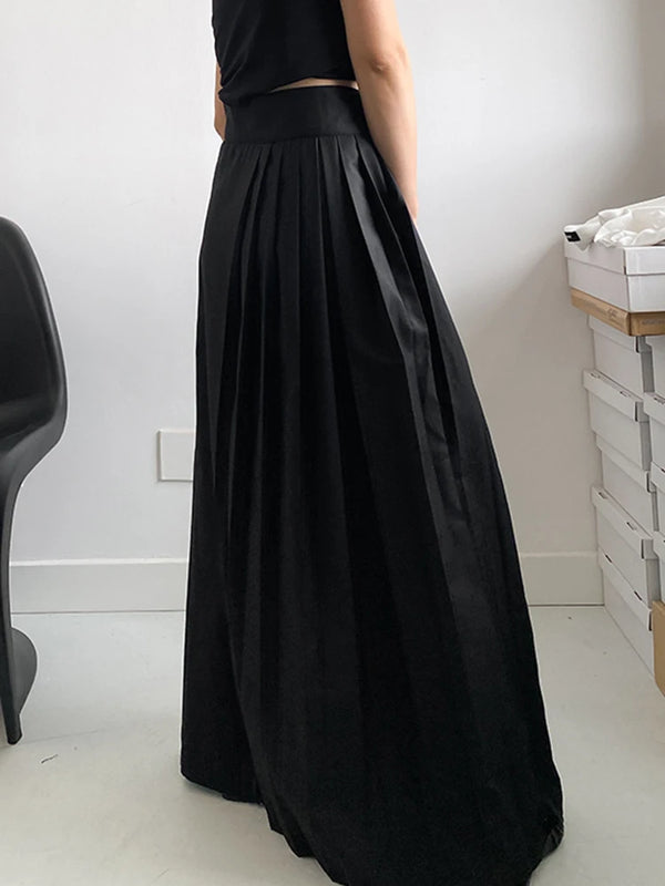 Black Maxi Skirt XL