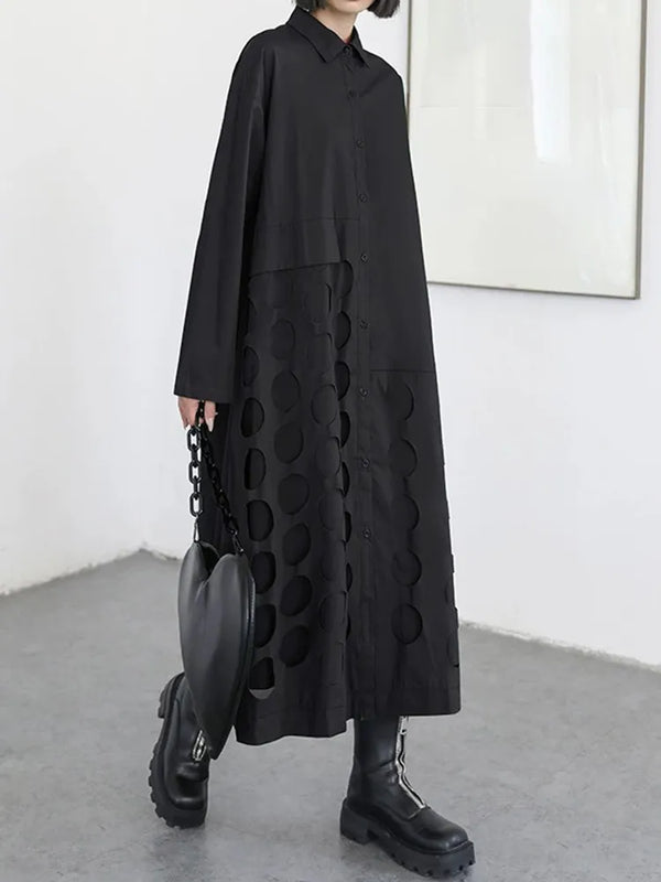 Black Midi Dress Long Sleeve