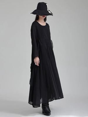 Black Velvet Dress Long Sleeve