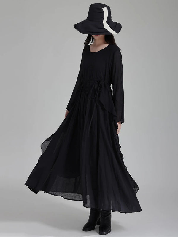 Black Velvet Dress Long Sleeve