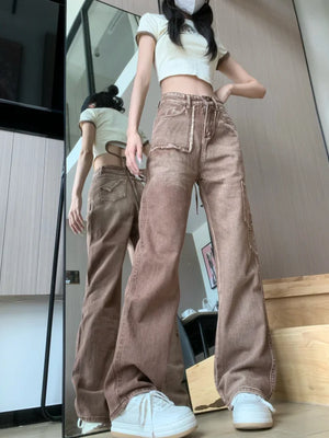 Brown Baggy Y2k Jeans