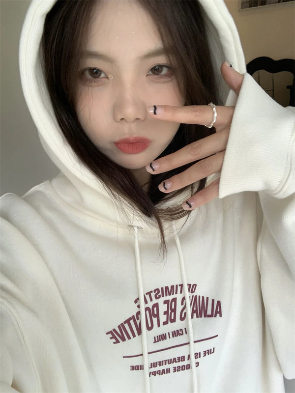 Brown Y2K hoodie