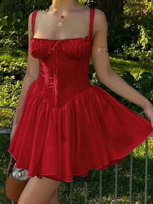 Casual Mini Red Dress