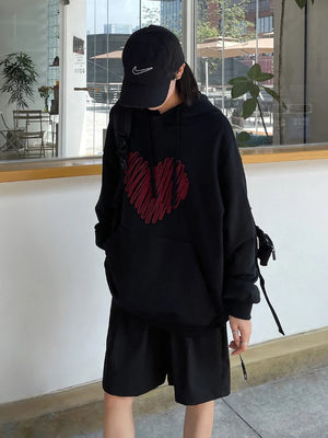 Cropped Y2K hoodie
