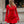 Dark Red Long Sleeve Mini Dress