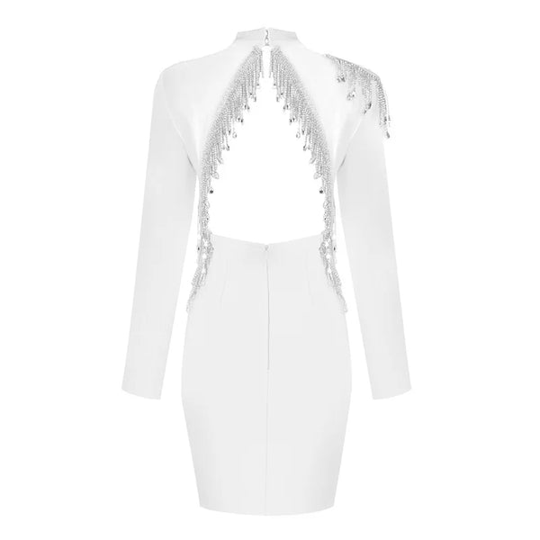 Fashion Nova White Midi Dress