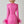Feather Pink Mini Dress