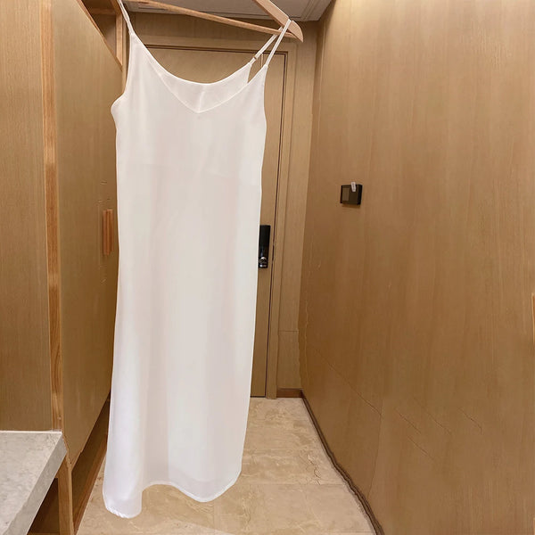 Formal White Dress Midi