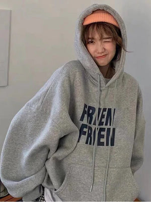 Full New Grey hoodie Y2K