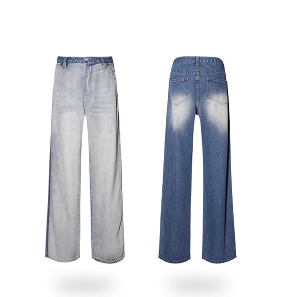 High Waist Blue Y2k Jeans